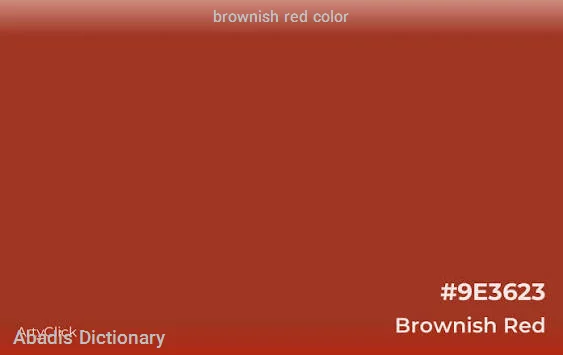 brownish red color
